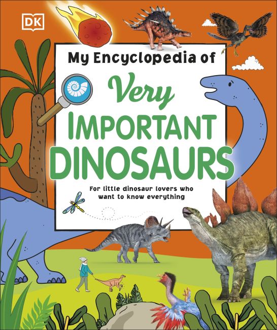 《我的非常重要的恐龙百科全书》的精装封面